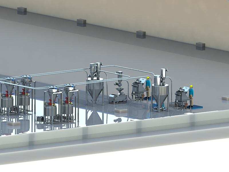 配料比例不穩(wěn)定？高服機(jī)械供料系統(tǒng)實(shí)現(xiàn)精準(zhǔn)把控