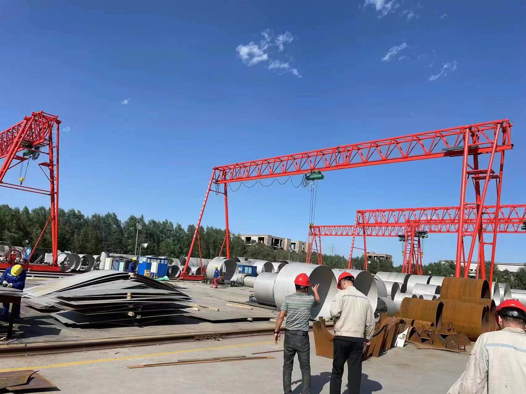 20噸龍門(mén)吊安裝時(shí)，需要注意哪些尺寸？